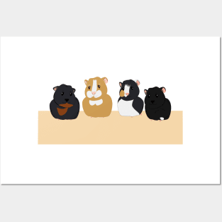 Guinea pigs Posters and Art